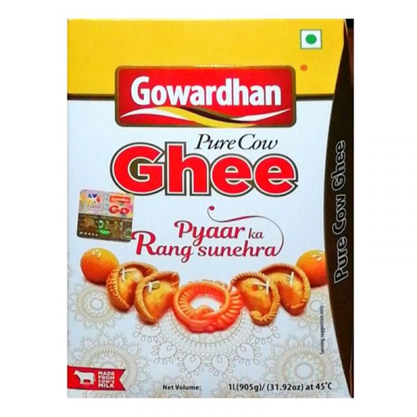 GOWARDHAN PURE COW GHEE BOX 500 ml