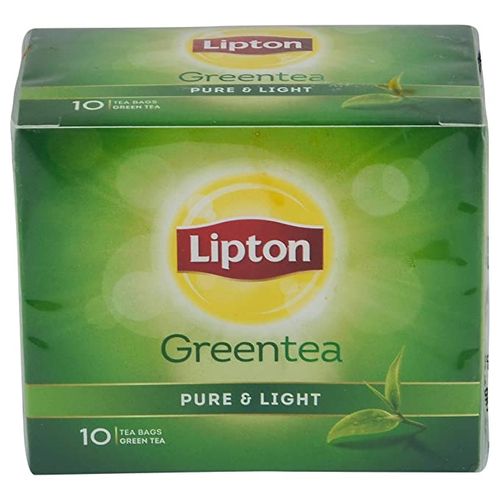 LIPTON PURE LIGHT GREEN TEA 10 BAGS 10 pcs