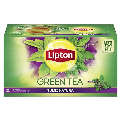 LIPTON TULSI NATURA GREEN TEA 25 BAGS 25 pcs