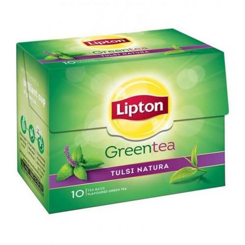LIPTON TULSI NATURA GREEN TEA 10 BAGS 10 pcs
