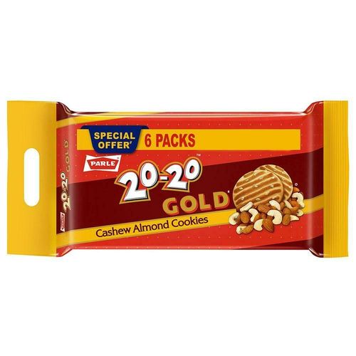 PARLE 20-20 GOLD CASHEW ALMOND COOKIES 605 g
