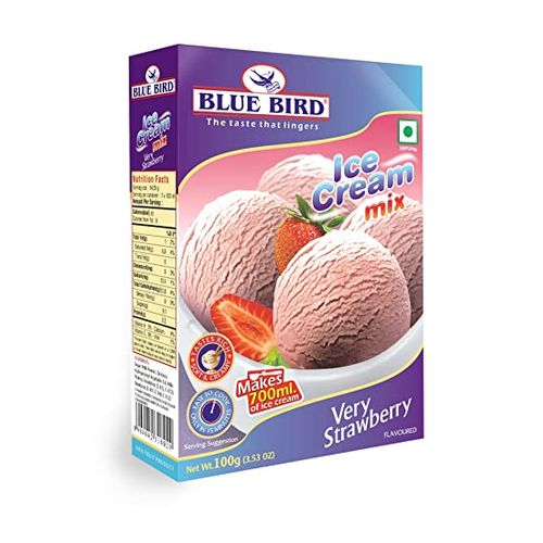 BLUEBIRD ICE CREAM MIX (VERY STRAWBERRY) 100 g