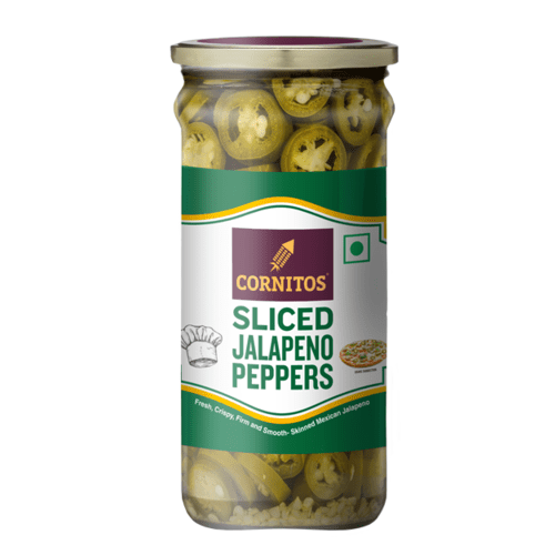 CORNITOS SLICED JALAPENO PEPPERS 180 g