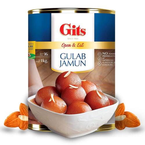 GITS GULAB JAMUN READY TIN 1 kg