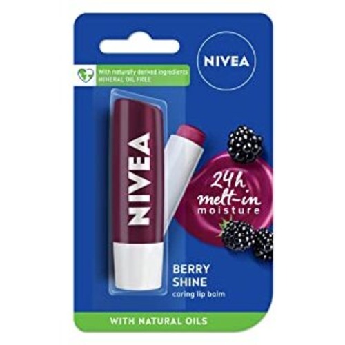 NIVEA BLACKBERRY SHINE LIP BALM 5 g