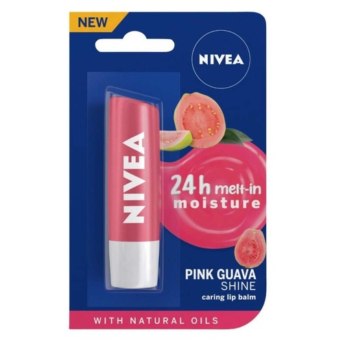 NIVEA PINK GUAVA SHINE LIP BALM 5 g