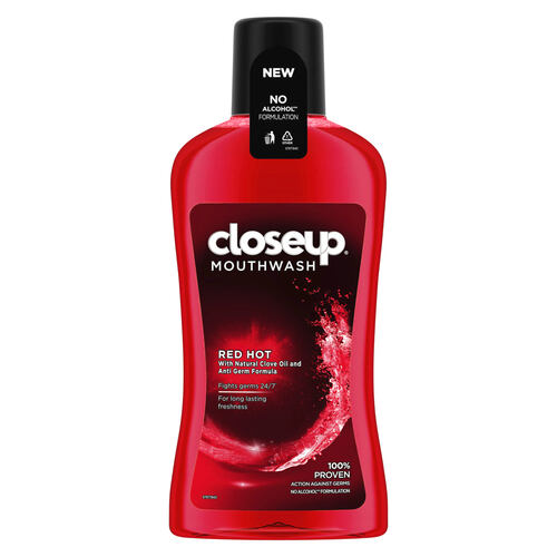 CLOSEUP RED HOT MOUTHWASH 250 ml