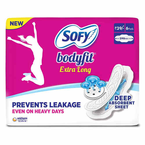 SOFY BODYFIT EXTRA LONG 6PADS XL 6 pcs