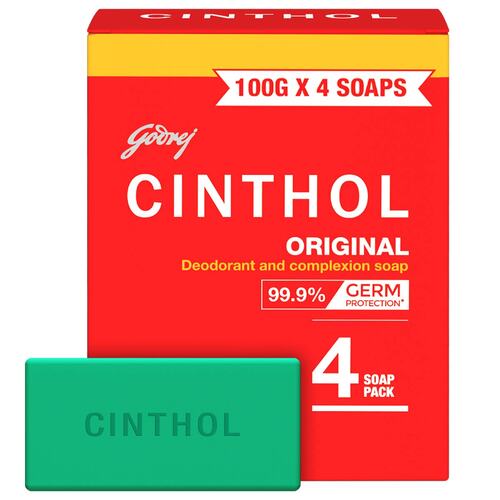 CINTHOL SOAP ORIGINAL (PACK OF 4) 400 g