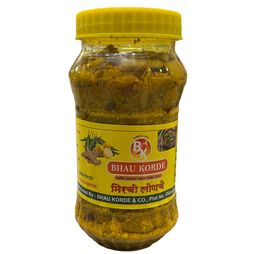 BK GREEN CHILLY PICKLE 450 g